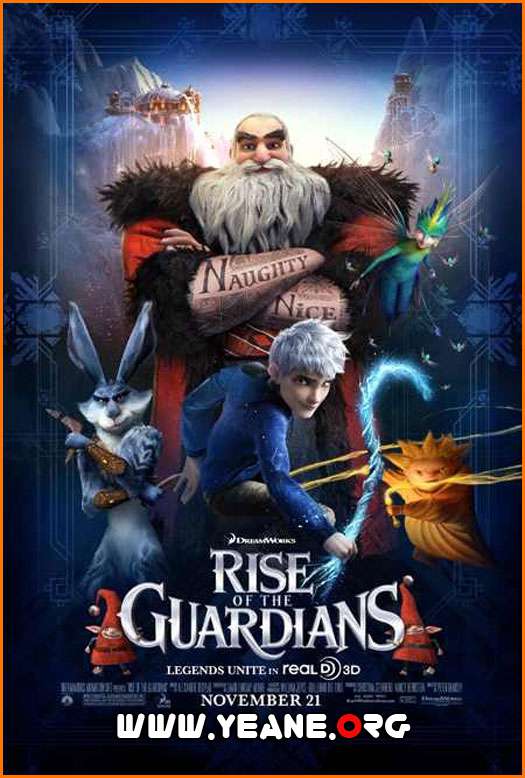 Rise of the Guardians (2012) BluRay 720p 700MB
